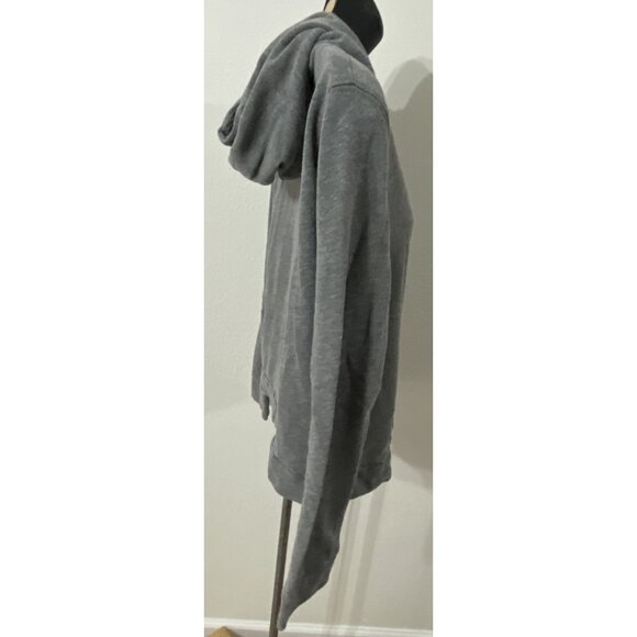 Hollister Womens Med Hoodie Gray Logo California Embroidered Pit To Pit 22in - Picture 8 of 11